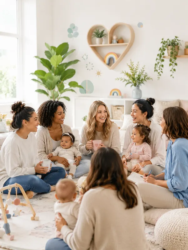 Mãe com seu bebê